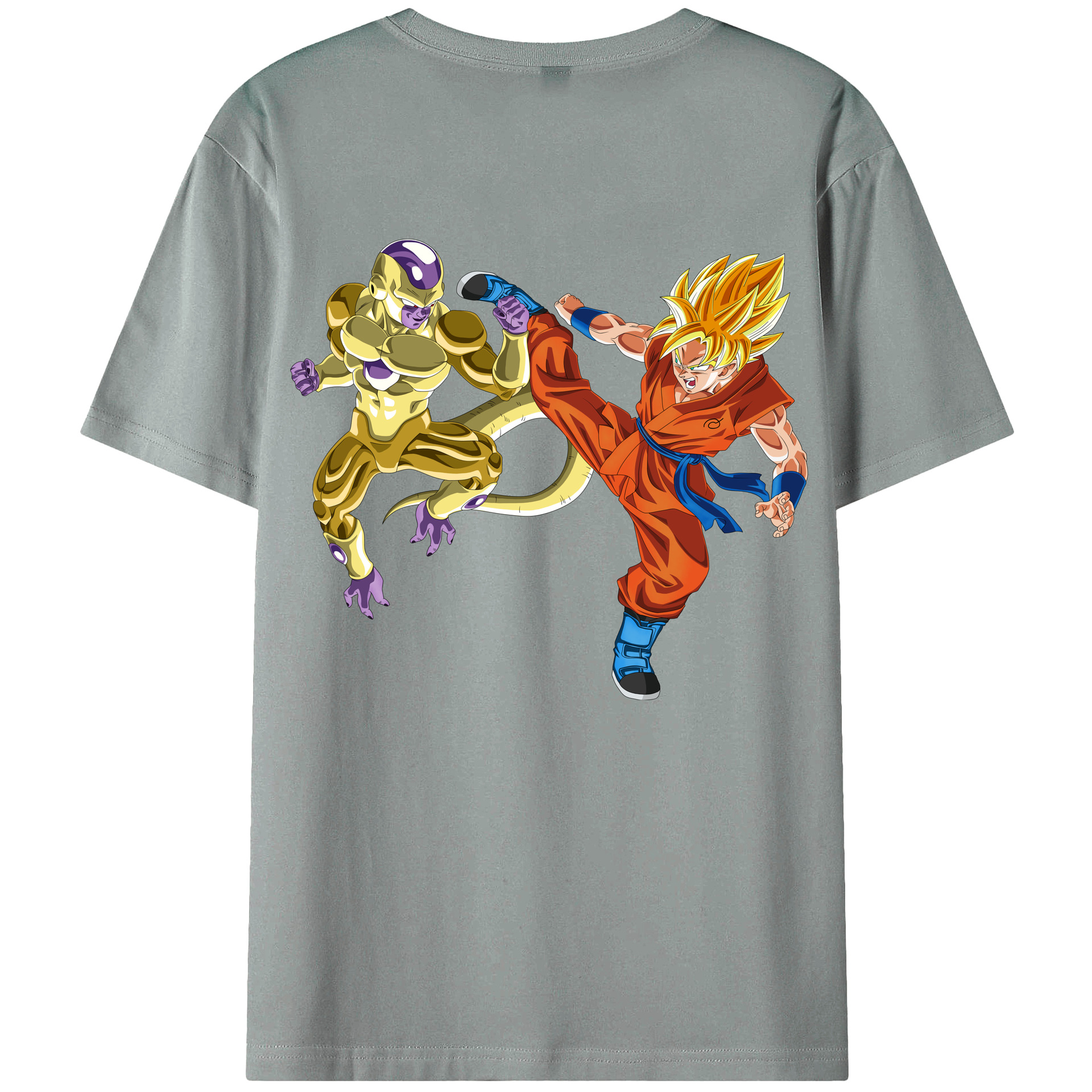 （画像用） ドラゴンボール DRAGON BALL 綿100％ メンズ半袖Tシャツ（バックプリント） 通気性